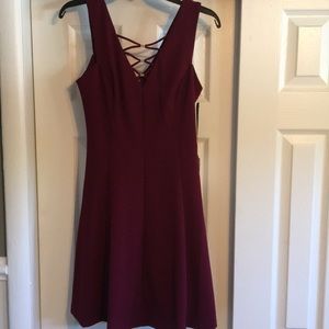 Burgundy Dress